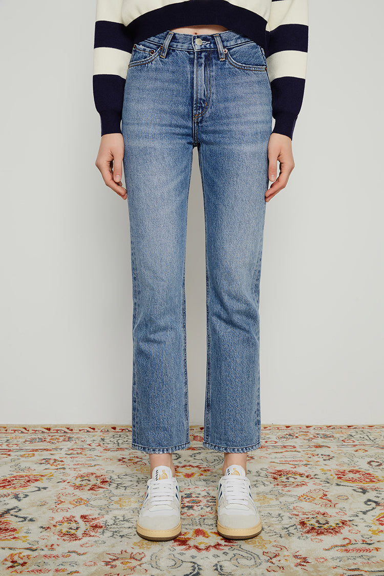 Activity Grrrl High Rise Kick Crop Jeans