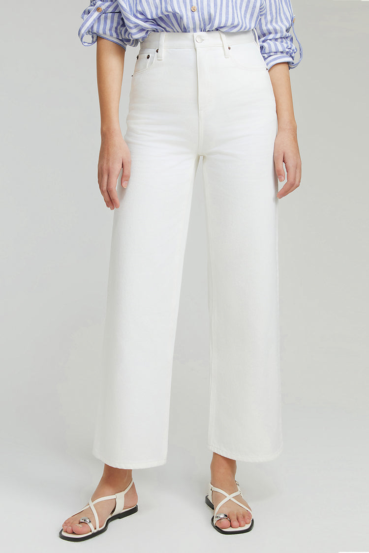 The Cityer Crop Wide Jeans