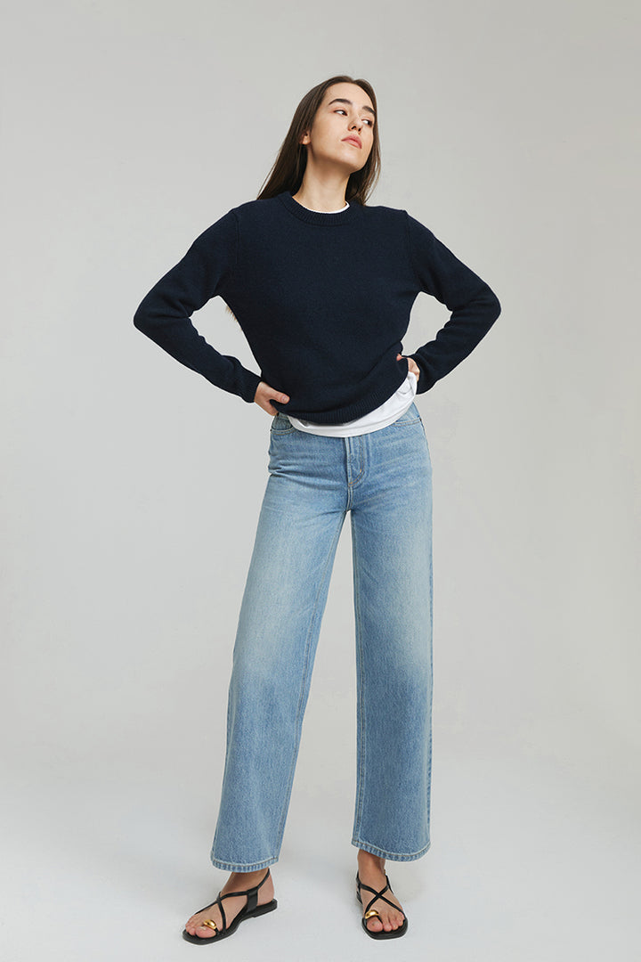 The Cityer Crop Wide Jeans