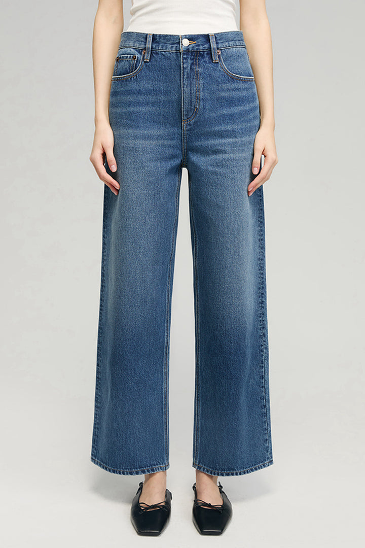 The Cityer Crop Wide Jeans