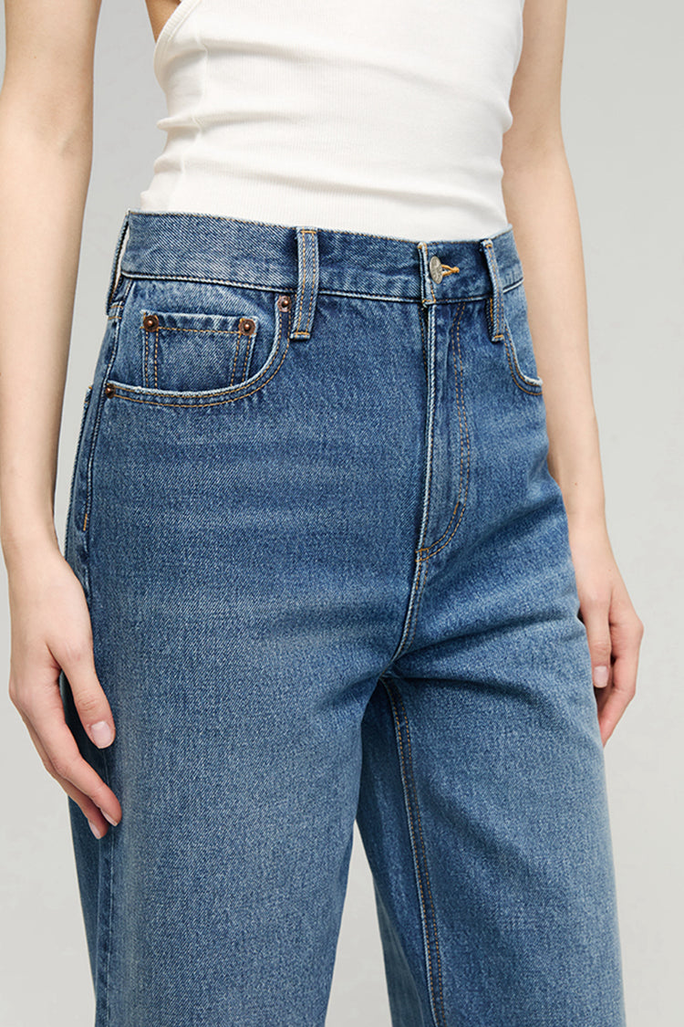 The Cityer Crop Wide Jeans