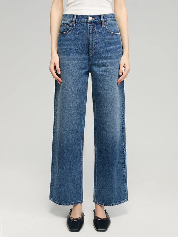 The Cityer Crop Wide Jeans