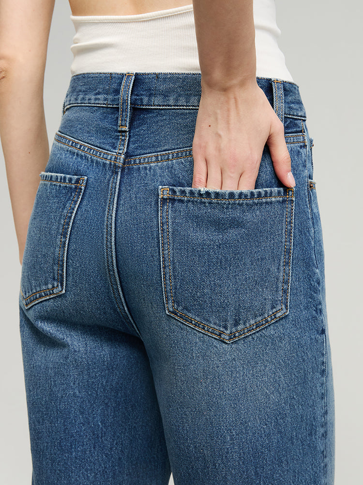 The Cityer Crop Wide Jeans