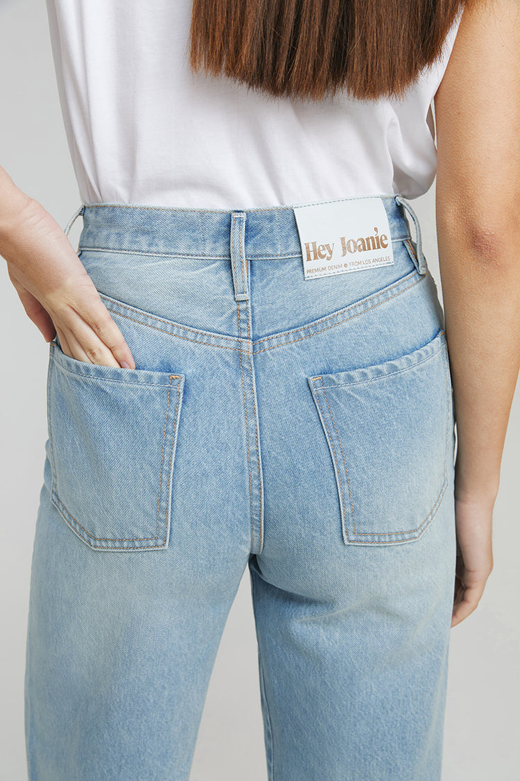 Angeles High Rise Baggy Jeans