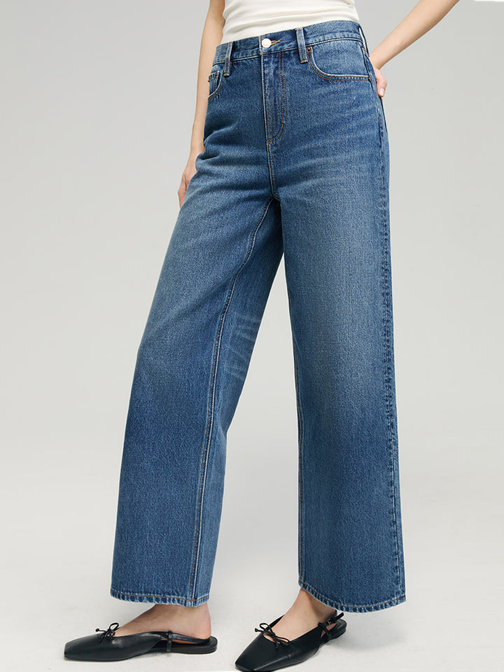 The Cityer Crop Wide Jeans