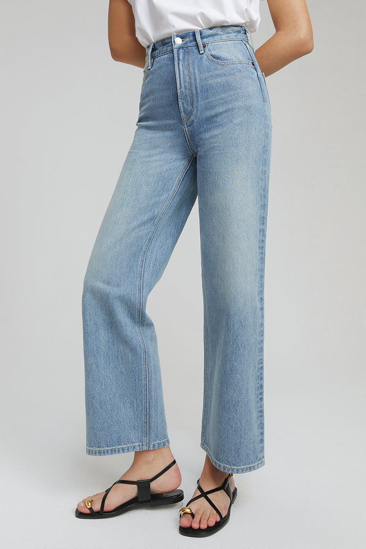 The Cityer Crop Wide Jeans