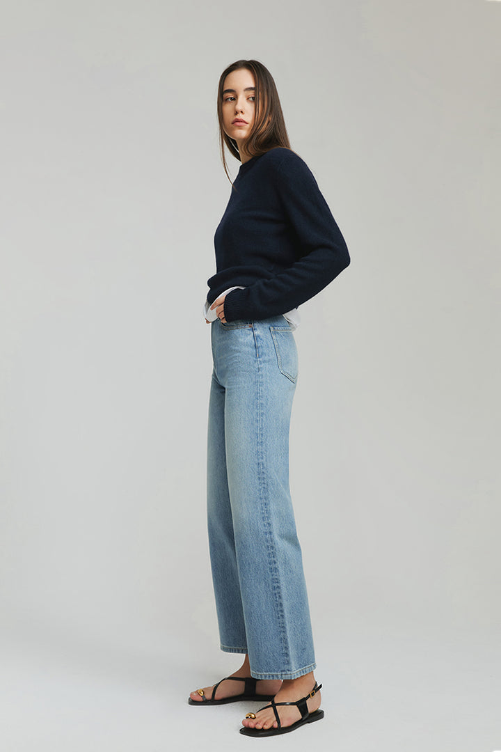 The Cityer Crop Wide Jeans