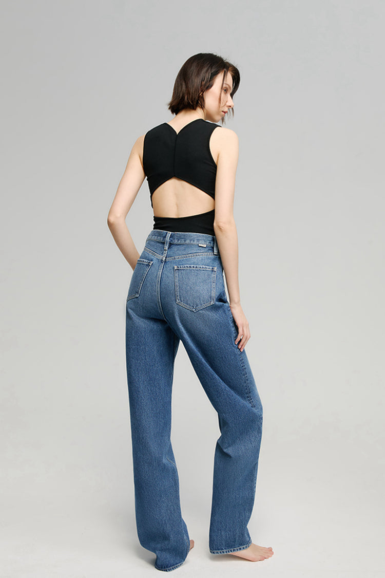 Moon Curve Jeans