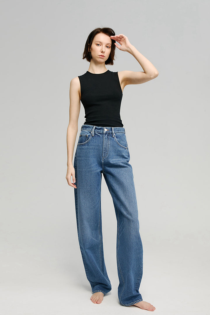 Moon Curve Jeans