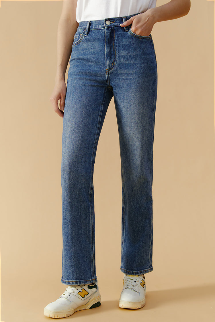 Activity Grrrl High Rise Kick Crop Jeans