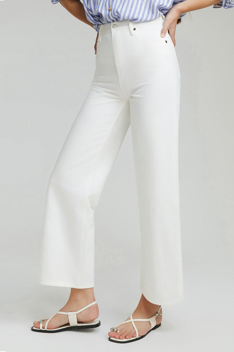 The Cityer Crop Wide Jeans